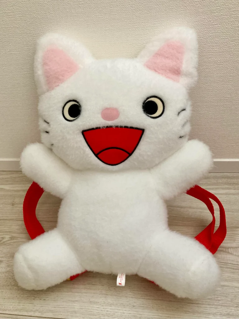 UFOキャッチャーで取ったノンタンのぬいぐるみリュック