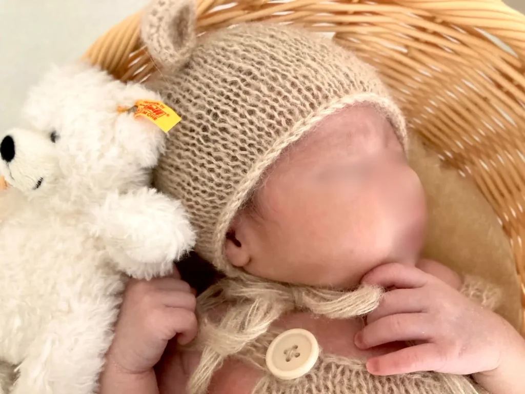 ニューボーンフォトの写真