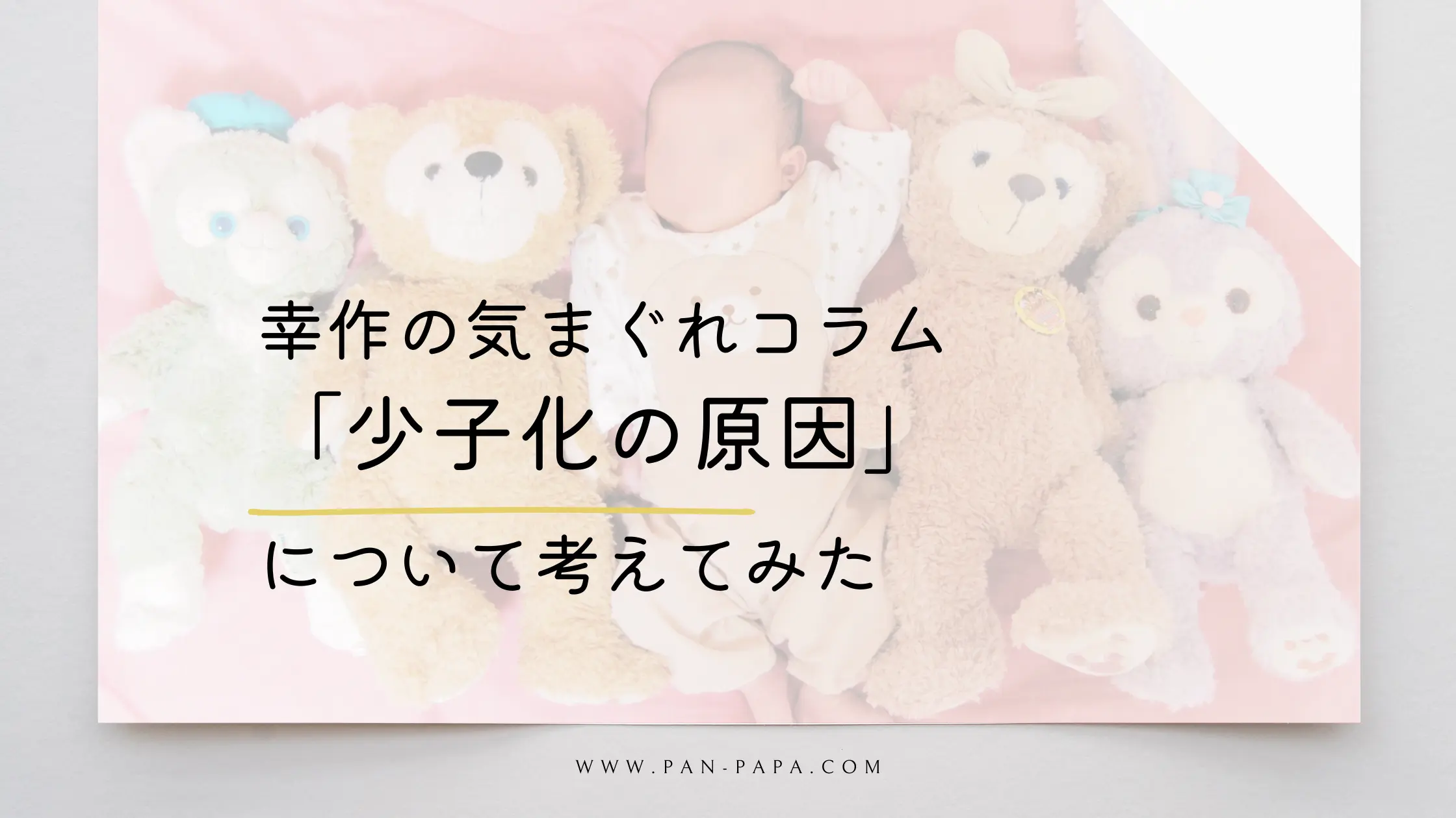 少子化の原因の画像